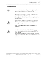 Preview for 117 page of Microplex SOLID T11 DT Operator'S Manual