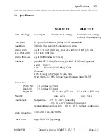 Preview for 129 page of Microplex SOLID T11 DT Operator'S Manual