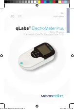 MICROPOINT qLabs ElectroMeter Plus User Manual preview