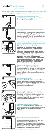 Предварительный просмотр 2 страницы MICROPOINT qLabs ElectroMeter Q-3 Plus Quick Start Manual