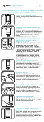 Предварительный просмотр 4 страницы MICROPOINT qLabs ElectroMeter Q-3 Plus Quick Start Manual