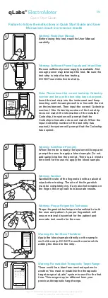 Preview for 3 page of MICROPOINT qLabs ElectroMeter Q-3 Pro Quick Start Manual