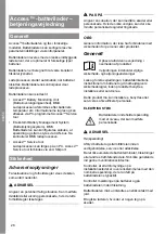 Preview for 28 page of MicroPower Access 30 Instructions For Use Manual