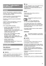 Preview for 61 page of MicroPower Access 30 Instructions For Use Manual