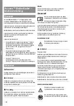 Preview for 130 page of MicroPower Access 30 Instructions For Use Manual