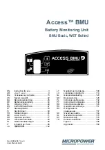 Preview for 1 page of MicroPower Access BMU Instructions For Use Manual