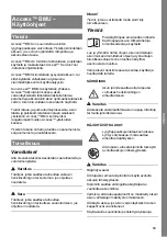 Preview for 59 page of MicroPower Access BMU Instructions For Use Manual