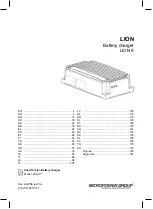 MicroPower LION 9 User Manual предпросмотр