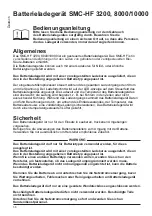 Preview for 38 page of MicroPower SMC-HF 10000 User Manual