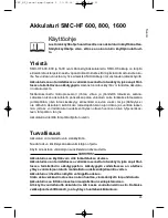 Preview for 23 page of MicroPower SMC-HF 1600 User Manual