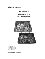 Micros Systems Workstation 4 Service Manual preview
