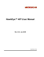 Microscan HawkEye 40T User Manual preview