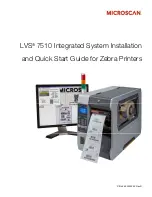 Microscan LVS 7510 Quick Start Manual preview