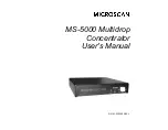 Preview for 1 page of Microscan MS-5000 User Manual