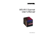 Microscan MS-610 User Manual preview