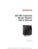 Предварительный просмотр 2 страницы Microscan MS-860 User Manual