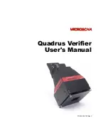 Microscan Quadrus Verifier User Manual preview