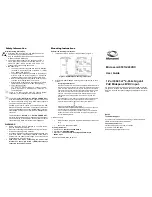 Preview for 1 page of Microsemi 9501G/48VDC User Manual