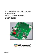 Preview for 1 page of Microsemi LX1790EVAL CLASS-D User Manual