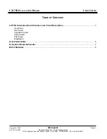 Preview for 2 page of Microsemi LX1790EVAL CLASS-D User Manual