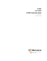 Предварительный просмотр 1 страницы Microsemi LX7302 User Manual