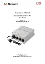 Preview for 1 page of Microsemi Outdoor Power View Pro User Manual