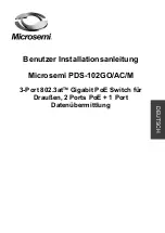 Preview for 17 page of Microsemi PDS-102GO/AC/M User'S Installation Manual