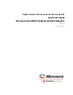 Preview for 1 page of Microsemi SmartRAID 3100 Series Quick Start Manual