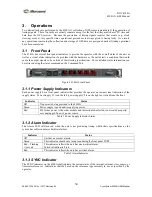 Предварительный просмотр 42 страницы Microsemi SyncSystem 4380A Operation And Maintenance Manual