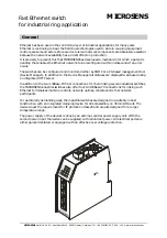 Microsens MS650501M Manual предпросмотр