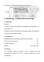 Предварительный просмотр 8 страницы Microsensor MDM4760 Operation Manual