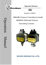 Preview for 1 page of Microsensor MDM4881 Operation Manual