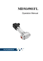 Preview for 1 page of Microsensor MDM4901FL Operation Manual