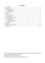 Preview for 2 page of Microsensor MFE600C Operation Manual