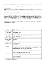 Preview for 3 page of Microsensor MFE600C Operation Manual