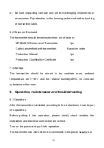 Preview for 13 page of Microsensor MPM426W Series Operation Manual