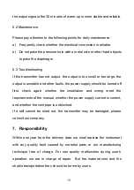 Preview for 14 page of Microsensor MPM426W Series Operation Manual