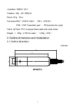 Preview for 5 page of Microsensor MPM4700 Operation Manual