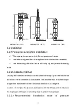 Предварительный просмотр 6 страницы Microsensor MPM4700 Operation Manual