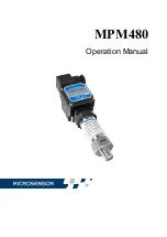 Preview for 1 page of Microsensor MPM480 Operation Manual