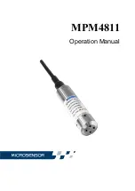 Microsensor MPM4811 Operation Manual preview