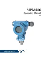 Предварительный просмотр 1 страницы Microsensor MPM486 Operation Manual