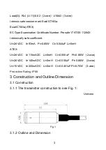 Предварительный просмотр 5 страницы Microsensor MPM489W Operation Manual