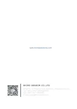 Предварительный просмотр 20 страницы Microsensor MPM489W Operation Manual