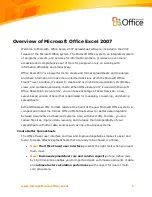 Предварительный просмотр 4 страницы Microsoft 065-04940 - Office Excel 2007 User Manual