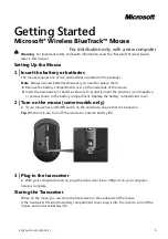 Preview for 1 page of Microsoft C3K1383 Getting Started