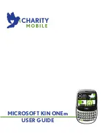 Предварительный просмотр 1 страницы Microsoft Charity Mobile Kin ONEm User Manual