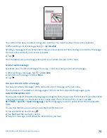 Предварительный просмотр 70 страницы Microsoft Lumia 735 User Manual