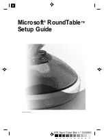 Предварительный просмотр 1 страницы Microsoft RoundTable Setup Manual