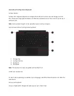 Microsoft Surface Pro Signature Keyboard Quick Start Manual preview